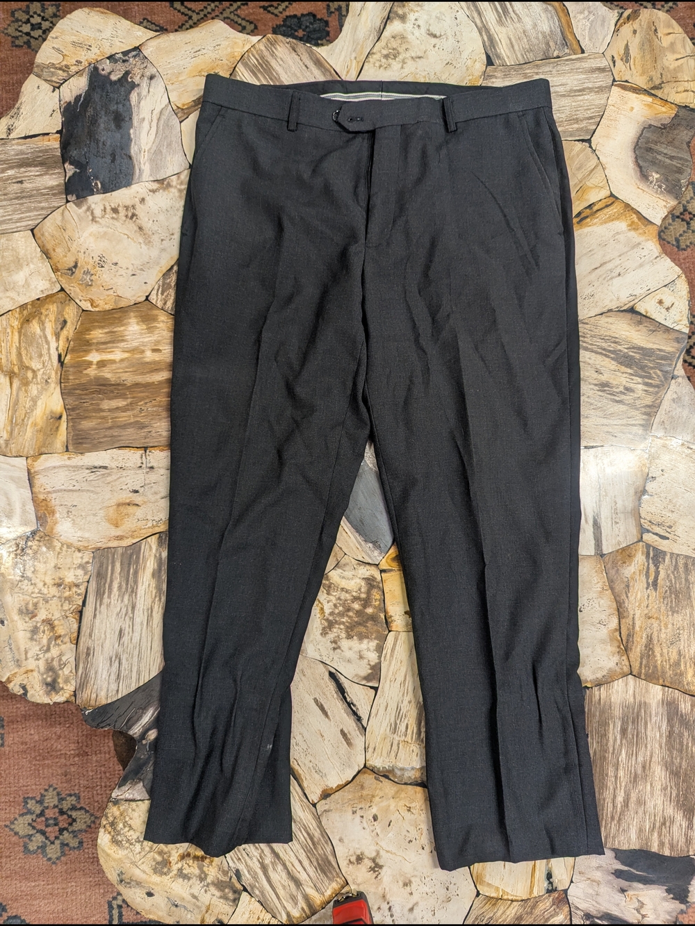 Men's Tailored Dress Pants in Black